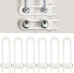 Reaeon adjustable U-shaped baby cabinet locks front view