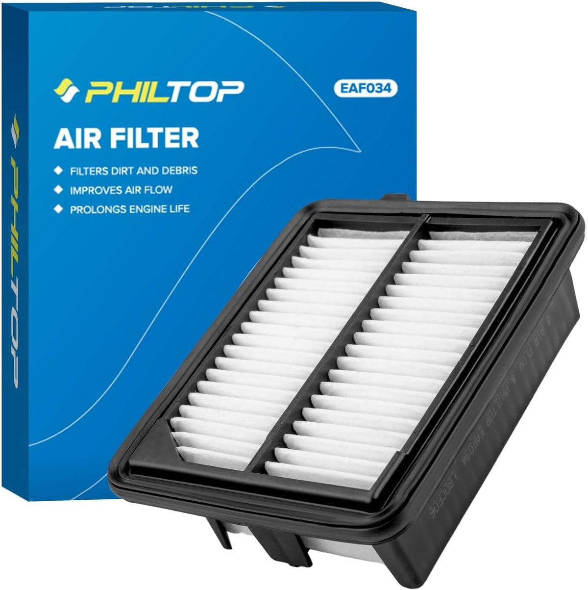 PHILTOP CA9683 Engine Air Filter for Toyota Tacoma, 4Runner, FJ Cruiser | for Toyota Tacoma 2005-2015 4.0L, 4Runner 2003-2009 4.0L, FJ Cruiser 2007-2009, Tundra 2005-2010 4.0L, Engine Protection - Image 11