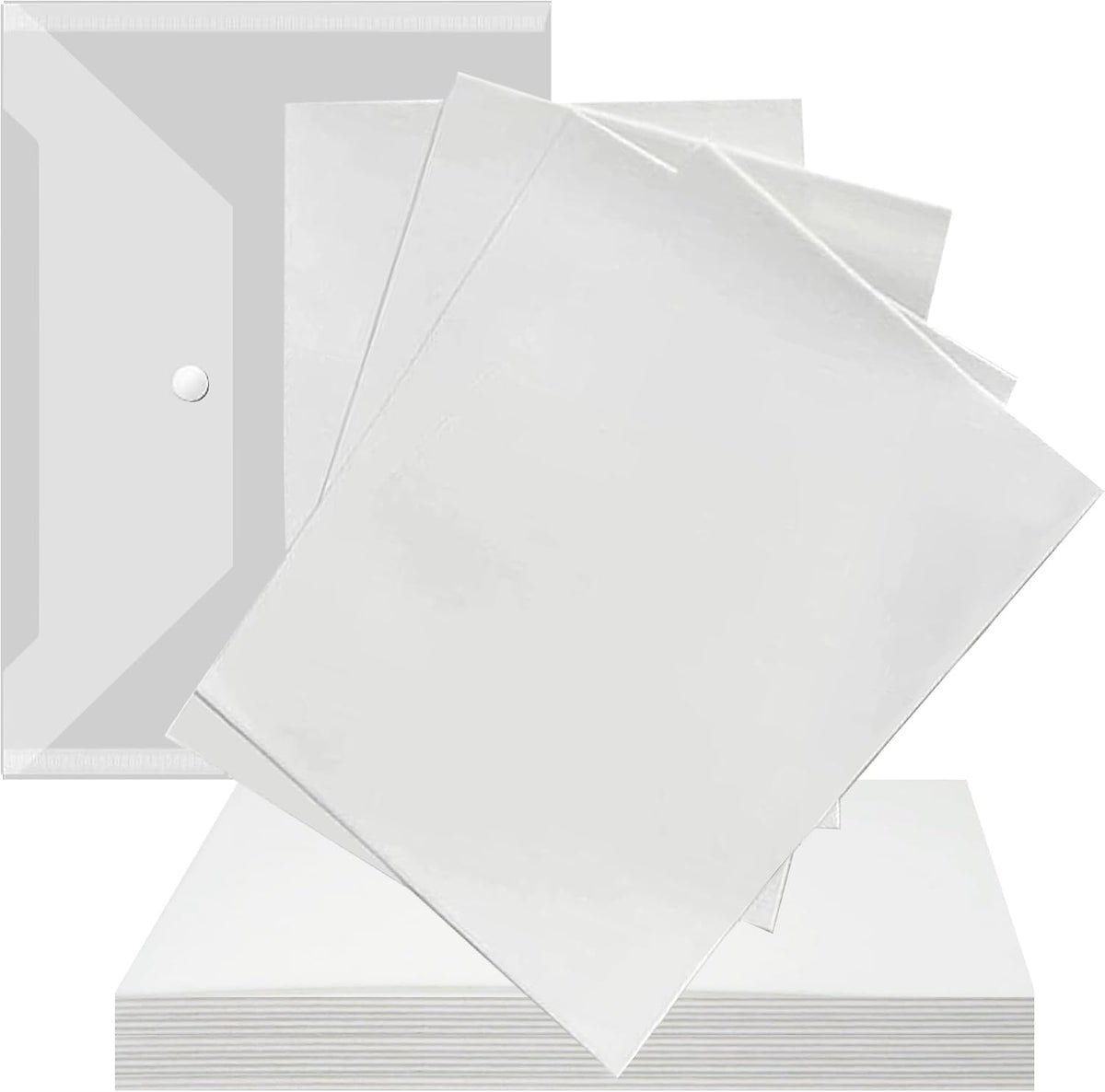 YongEnShang edible cake transfer paper front view packaging and A4 sheets