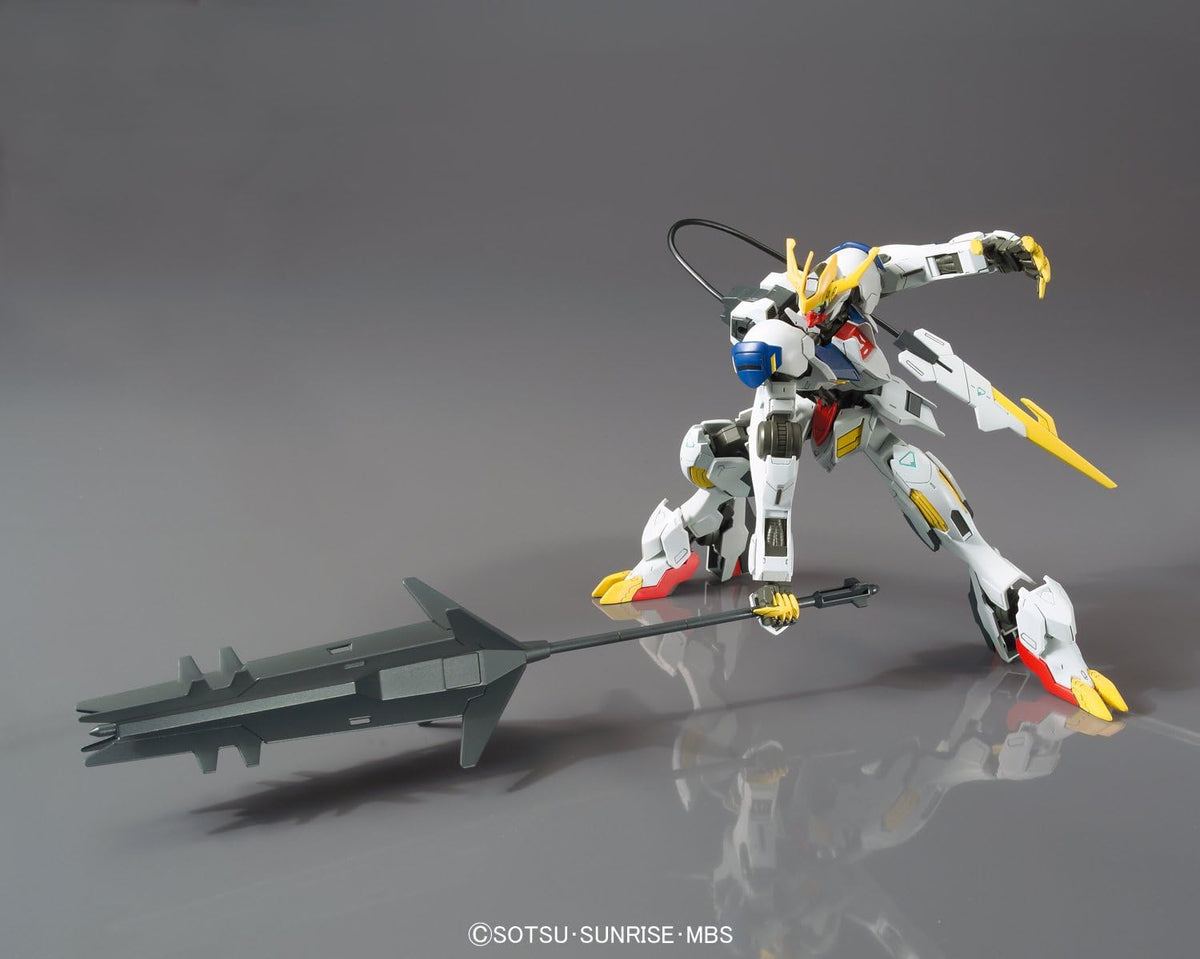 Gundam Barbatos Lupus Rex holding massive mace weapon accessory