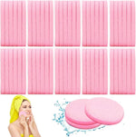 Krgiqn compressed facial sponges pink 120 count package front view