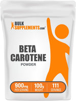 BulkSupplements.com Beta Carotene Powder - Beta Carotene Supplement, Vitamin A Supplement for Immune and Vision Support - Gluten Free, 900mg per Serving, 500g (1.1 lbs) (Pack of 1) - Image 10