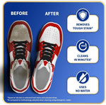 Side profile of Cherry Blossom 75ml shoe cleaner package