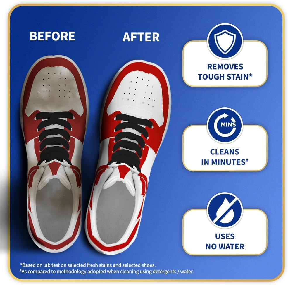 Side profile of Cherry Blossom 75ml shoe cleaner package