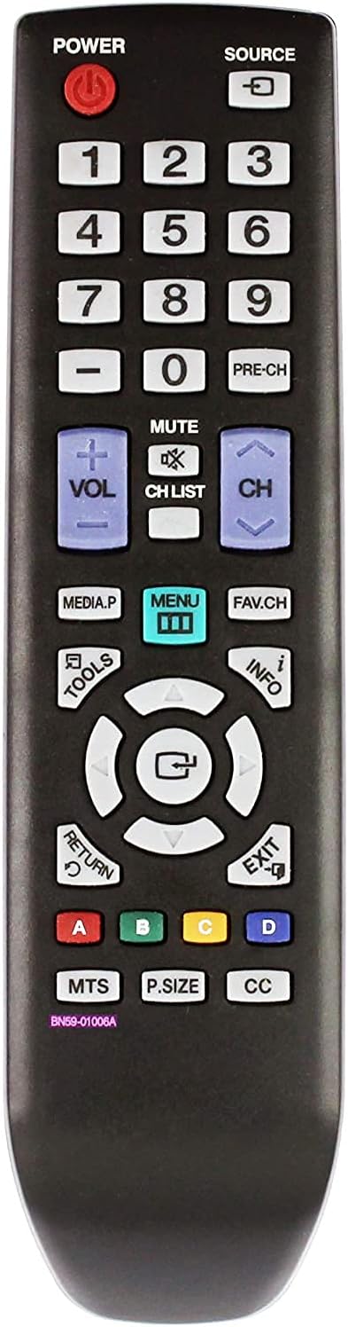 UBay BN59-01006A replacement remote control front view