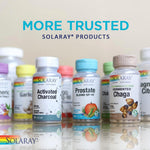Solaray 100 count supplement bottle packaging layout