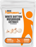 Premium Agaricus mushroom extract supplement container