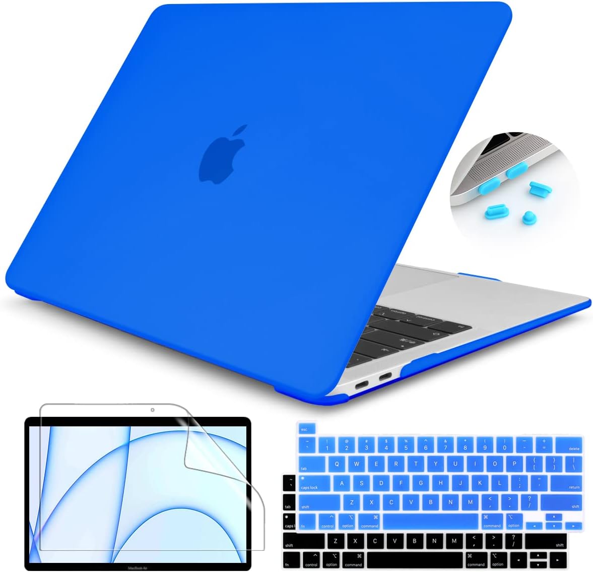 Teryeefi Case Cover for MacBook Pro 13 Inch 2022 2021 2020 2019 2018 2017 2016 Release A2338 M2 M1 A2289 A2251 A2159 A1989 A1706, Frosted Hard Shell +Keyboard Cover Skin + Screen Protector, Chalk Pink - Image 15