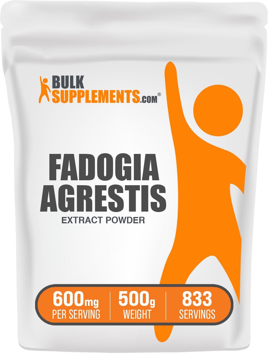 Natural energy boost powder Fadogia Agrestis by BulkSupplements