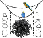 200Pcs Rainbow C-Clips Plastic Chain Links for Birds & Small Pets | Non-Toxic Safe & Durable. Chew-Resistant For Indoor/Outdoor. C-Clip Snaps Together Easily. Plastic Chain Toy For Small Pets - Image 10