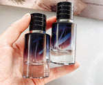 CTKcom square perfume bottles with black lids