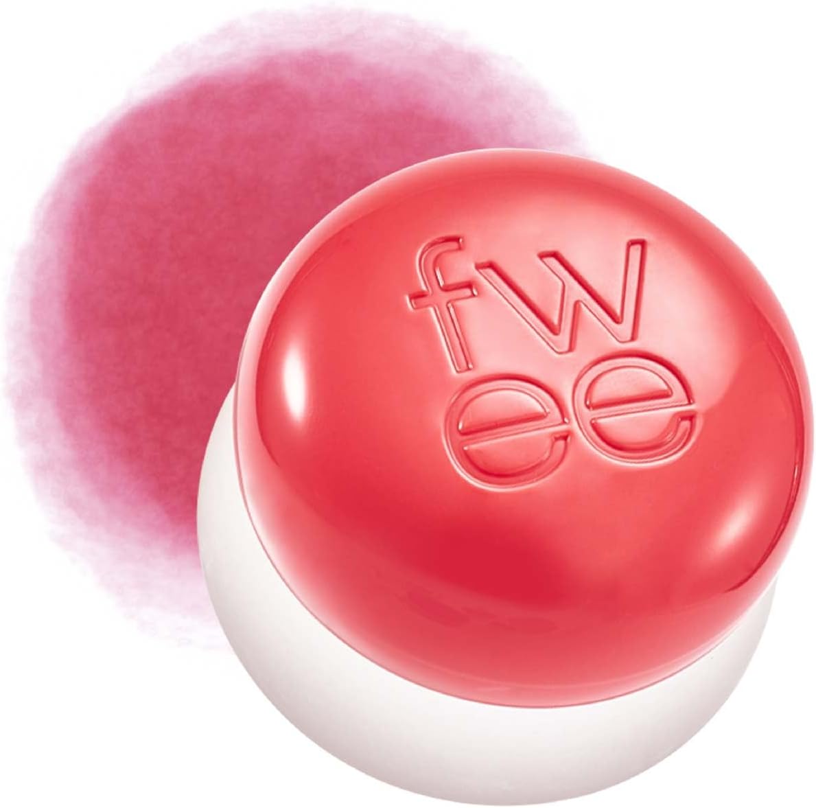 Fwee Lip and Cheek Blurry Pudding Pot Bff Pink Coral front view