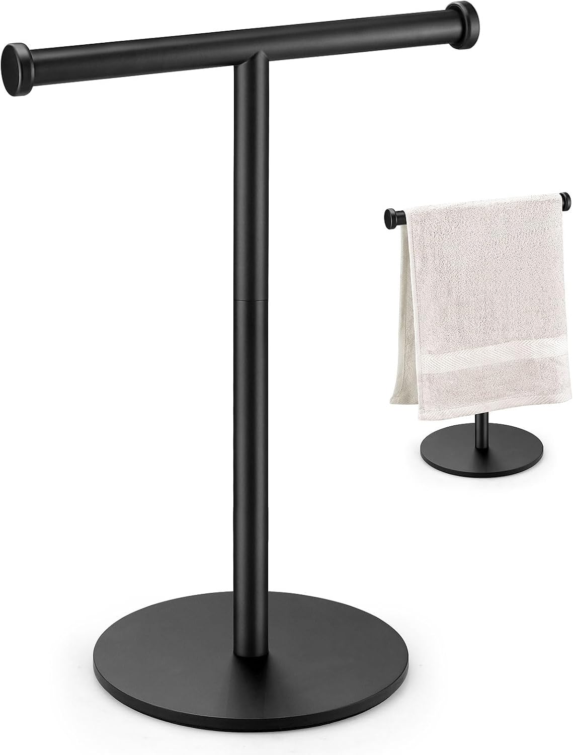 KEWANNO matte black towel holder packaged display