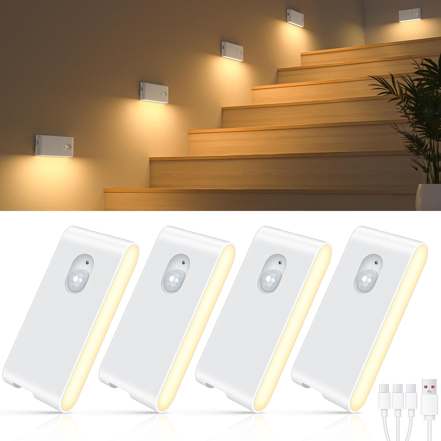 Willed motion sensor night light front view