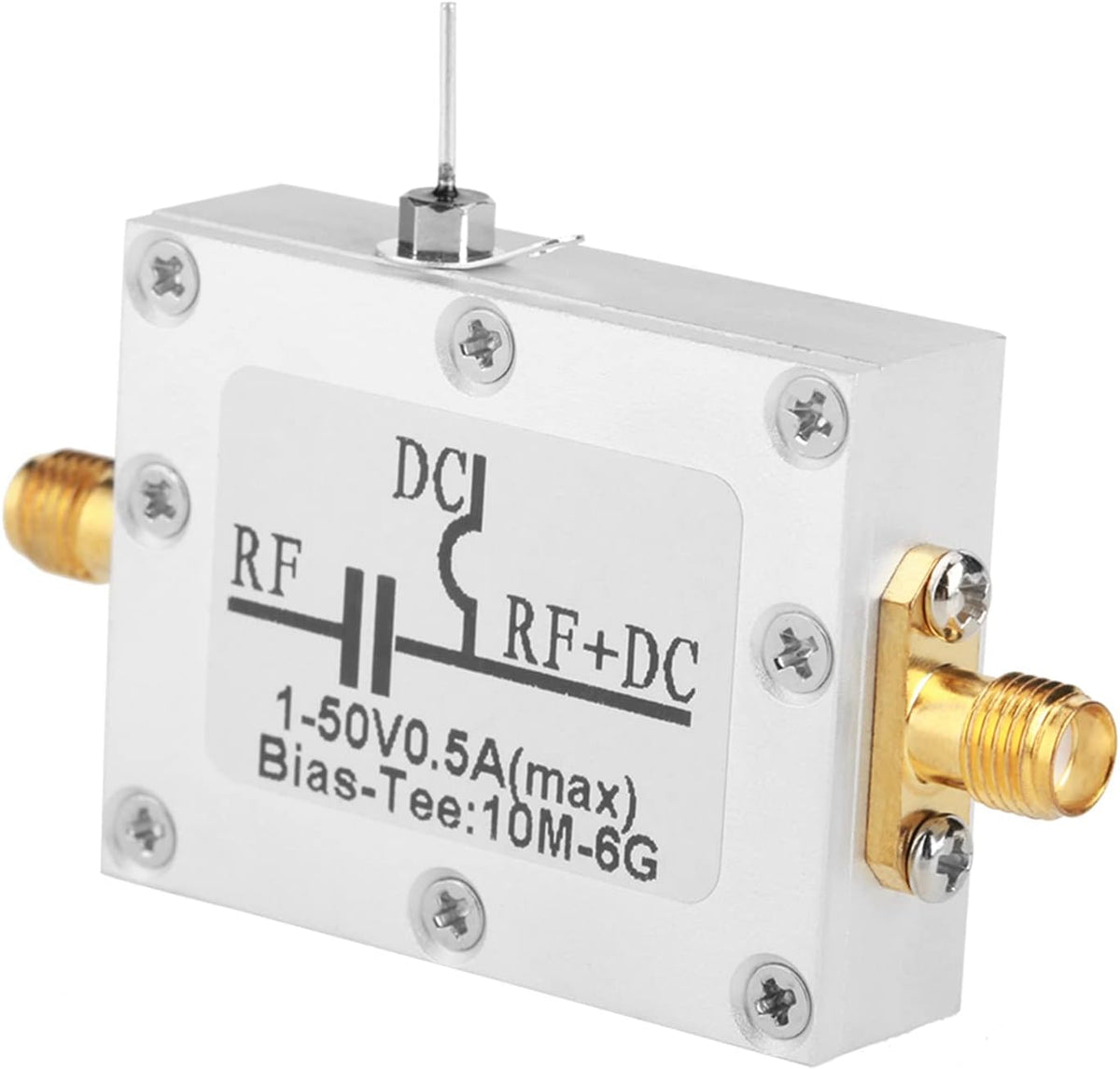 Oumefar broadband bias tee module front view