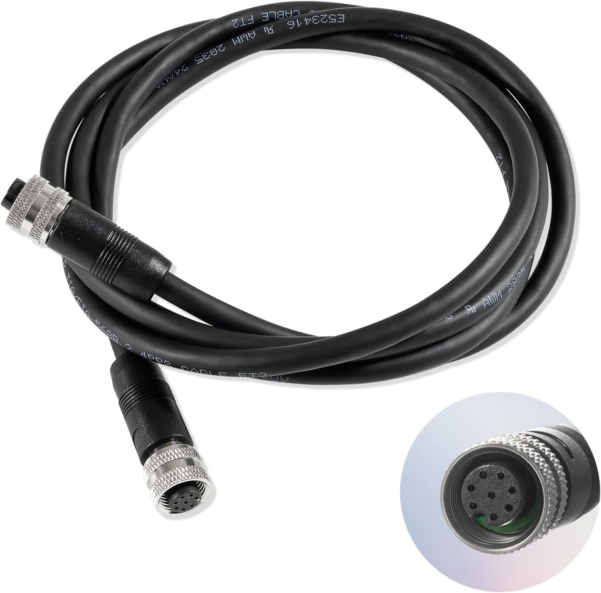Usvehj 720073-6 Ethernet Cable front view for Humminbird marine systems