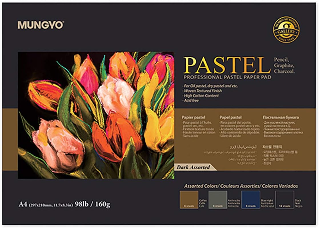 Mungyo professional pastel paper pad front view art supplies