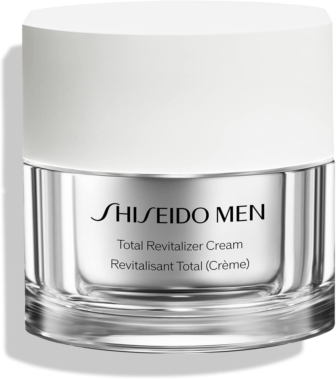 Shiseido Men Total Revitalizer Cream 50 milliliter jar front view premium anti aging moisturizer for men