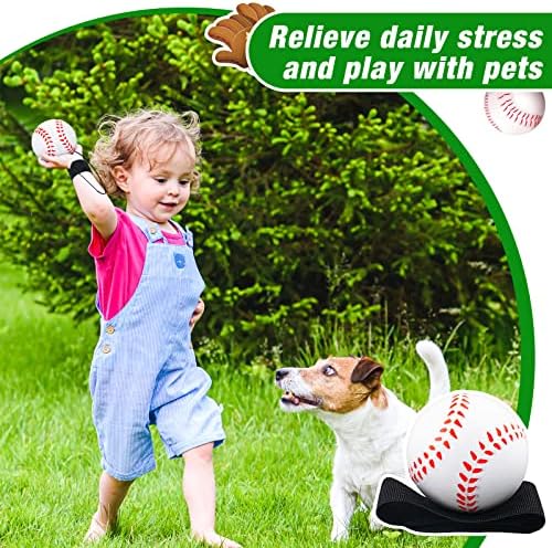 Set of 12 sports wrist return balls for outdoor activity