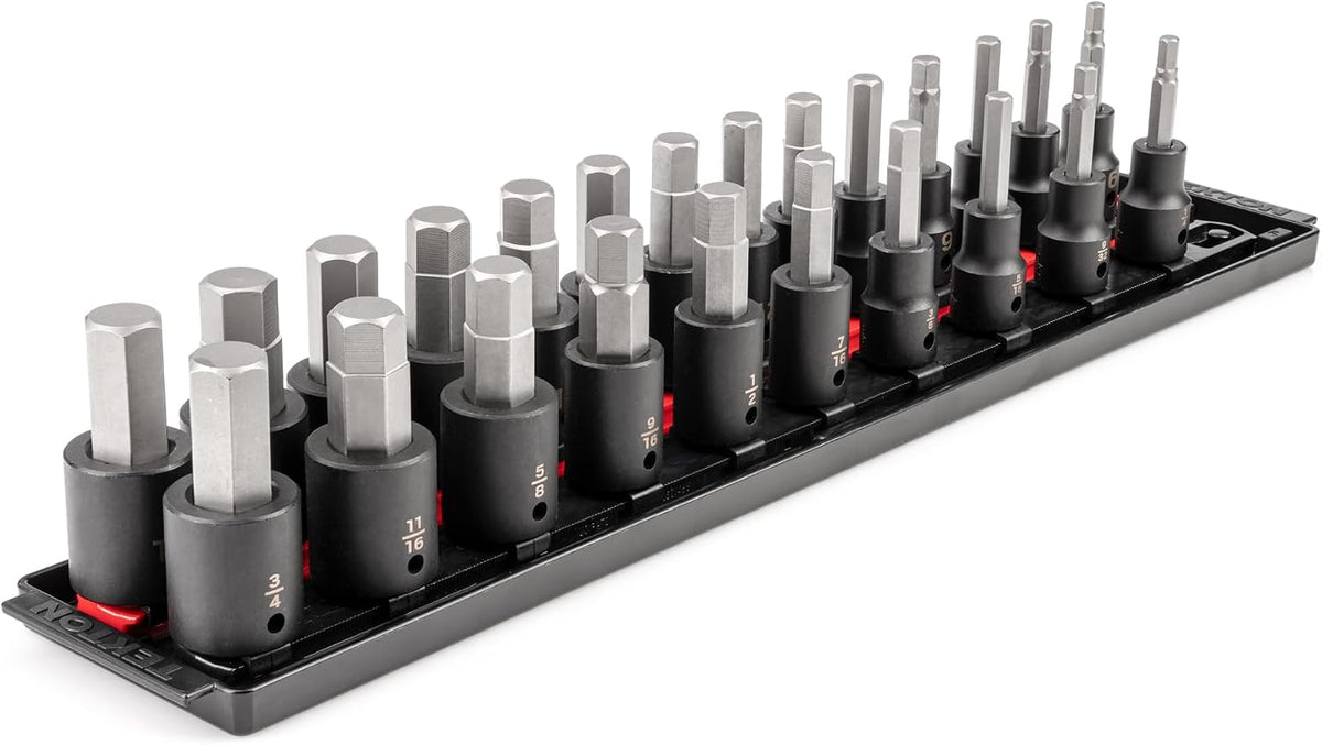 TEKTON 1/2 Inch Drive Torx and External Star Impact Socket Set | SKT25801 - Image 11