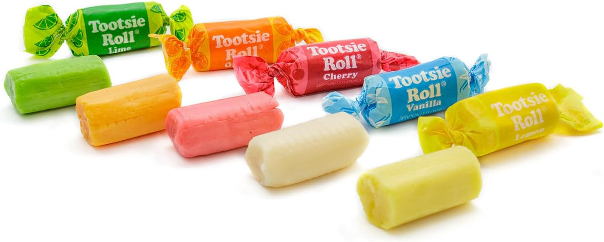 Donty Tonty fruit chews individually wrapped candy back label