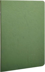 Clairefontaine Age Bag notebook front view in moss green