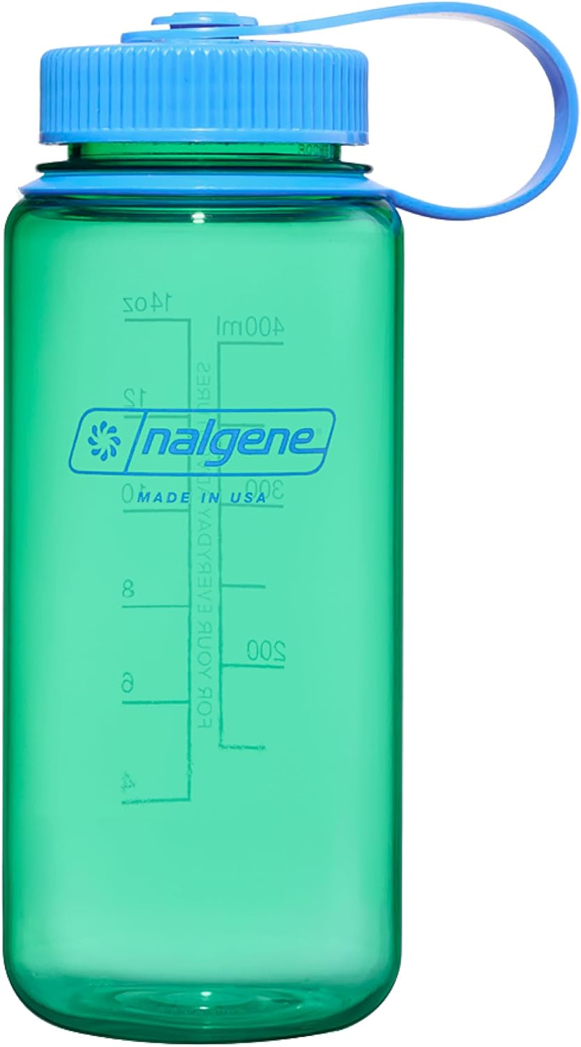 Nalgene 16 oz Wide Mouth Water Bottle, Denim | Slim Cup Holder Size, BPA-Free, Durable & Lightweight, Leak Sproof, Dishwasher Safe, Small Bottle for Gym, Hiking & Travel - Image 9