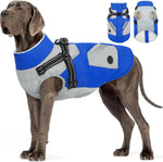 FUAMEY Dog Winter Jackets for Small Dogs,Dog Coat with Harness Built in,Waterproof Dogs Snowsuits Warm Pet Jacket Zip Up Fleece Cold Weather Coats Reflective Puppy Vest with Pocket Green XS - Image 12