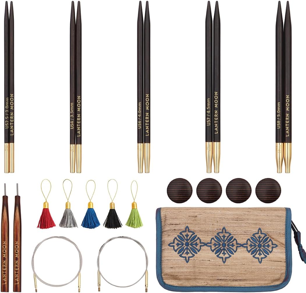 Lantern Moon charm interchangeable needle set front view