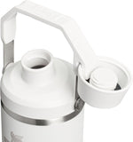 Stanley IceFlow Frost white stainless steel bottle angled spout lid angle