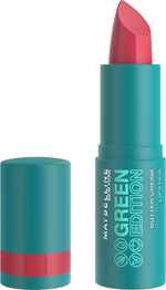 Maybelline Green Edition lipstick collection group shot
