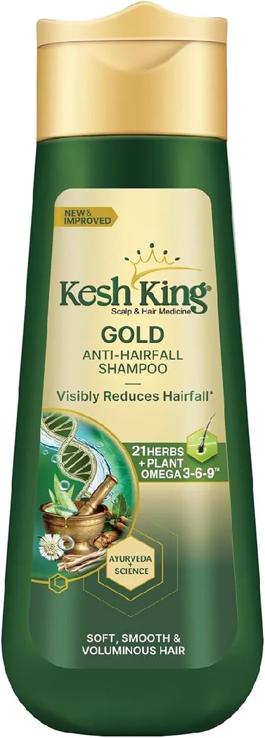 KESH KING Anti Hairfall Shampoo | with Ayurvedic Herbs & Aloe Vera | Provides Healthy Nourished Scalp | for Shiny Smooth Hair | 11.49 Fl Oz/340ml - Image 9
