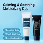 Dear Klairs Midnight Blue Calming Cream tube and texture