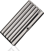 Stainless Steel Cigarette Box Case, Holds 10 Regular Size - Image 1