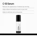 The Inkey List C-50 Serum packaging box and tube