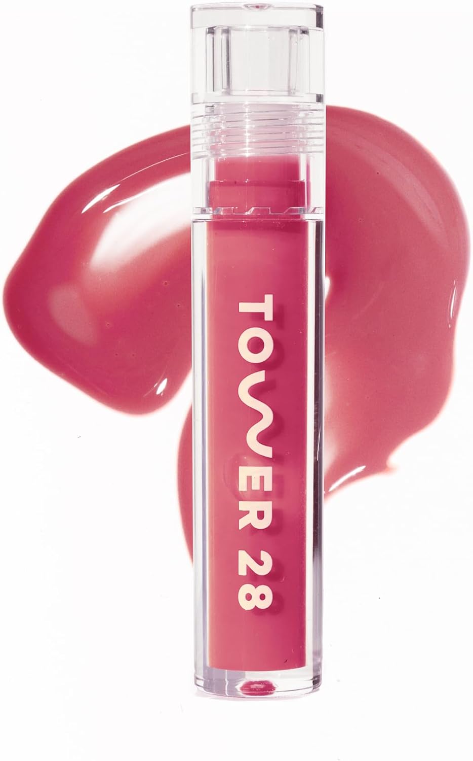 Tower 28 ShineOn Lip Gloss Jelly - Hydrating Tinted Lip Balm + Milky Gloss for Sensitive Lips - Non-Sticky + High-Shine Jelly Formula with Nourishing Oil Blend - Almond - Chocolate (0.13) - Image 10
