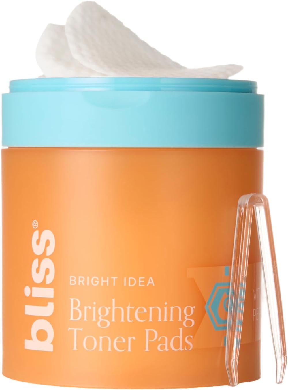 Bliss anti aging peptide and Vitamin C skin prep pads application