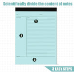 PerKoop 8.5 x 11 Inches college ruled legal pads layout
