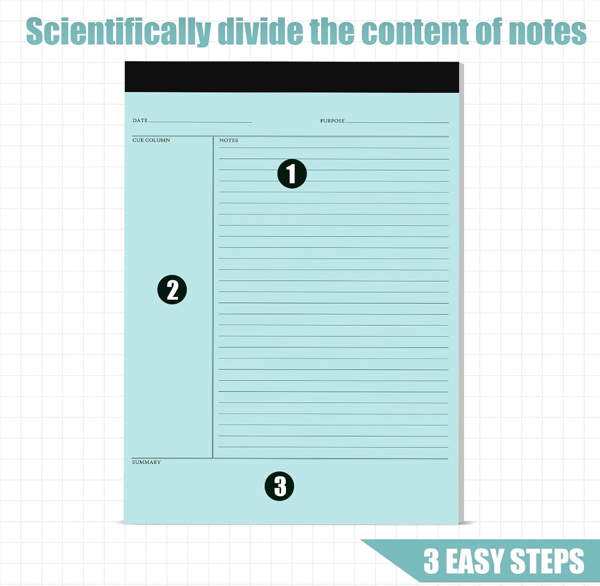 PerKoop 8.5 x 11 Inches college ruled legal pads layout