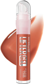 MAYBELLINE Lifter Oil-in-Gel Lip Gloss for Glassy, Bouncy Shine, Hydrating, Tinted Lip Balm and Moisturizer with Hyaluronic Acid and Passionfruit Oil, Strawberry Shake (Mauve Pink) - Image 10