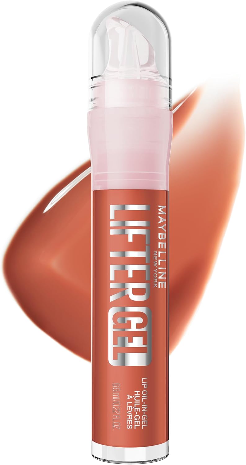 MAYBELLINE Lifter Oil-in-Gel Lip Gloss for Glassy, Bouncy Shine, Hydrating, Tinted Lip Balm and Moisturizer with Hyaluronic Acid and Passionfruit Oil, Strawberry Shake (Mauve Pink) - Image 10
