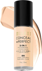 Milani Conceal + Perfect 2-in-1 Foundation + Concealer for a Flawless Complexion, Under Eye Corrector, Cover Redness and Imperfections, Waterproof and Sweatproof - 01A-Creamy Nude - Image 14