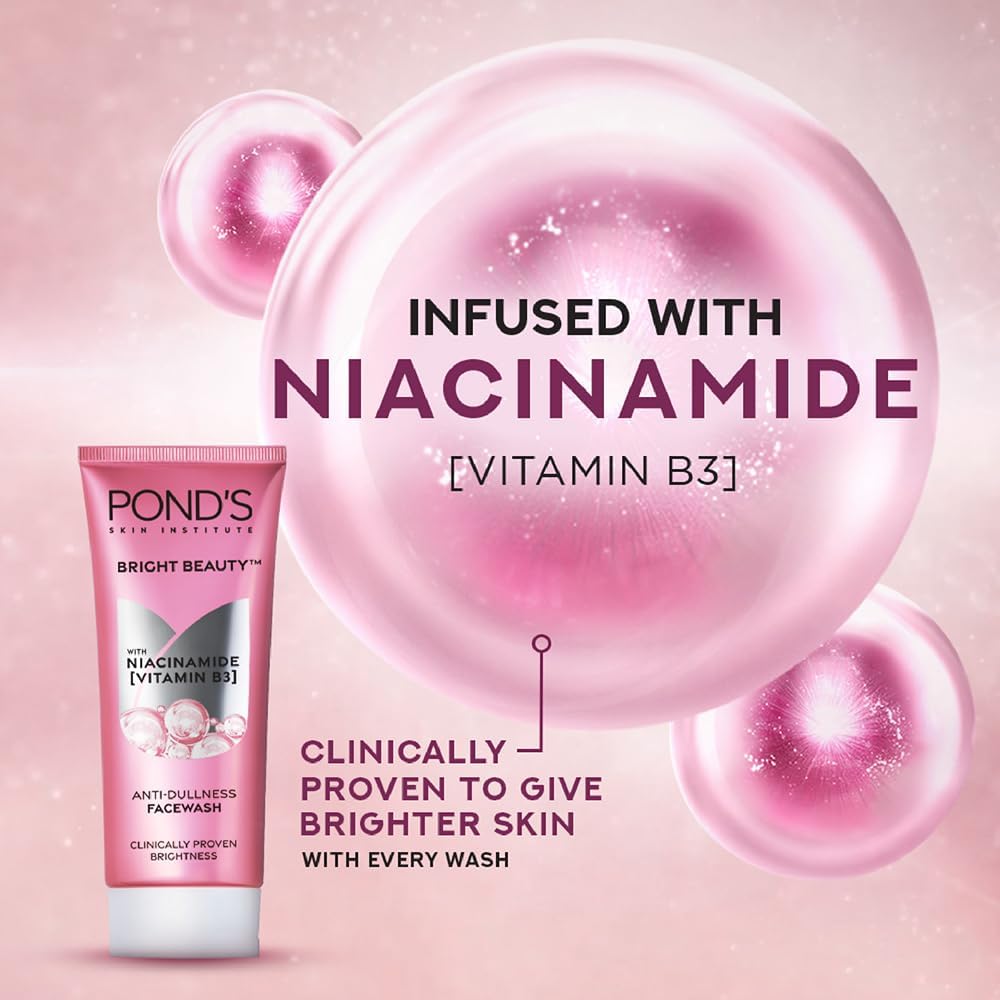 Pond's daily spot less face wash usage demonstration