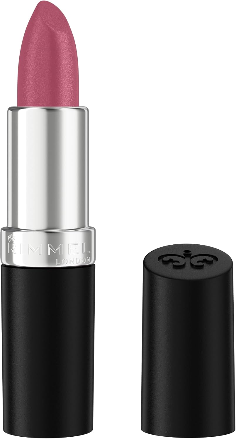 Rimmel London Lasting Finish Lipstick Heather Shimmer front view tube
