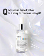 Close up of the Klairs Freshly Juiced Vitamin Drop serum packaging