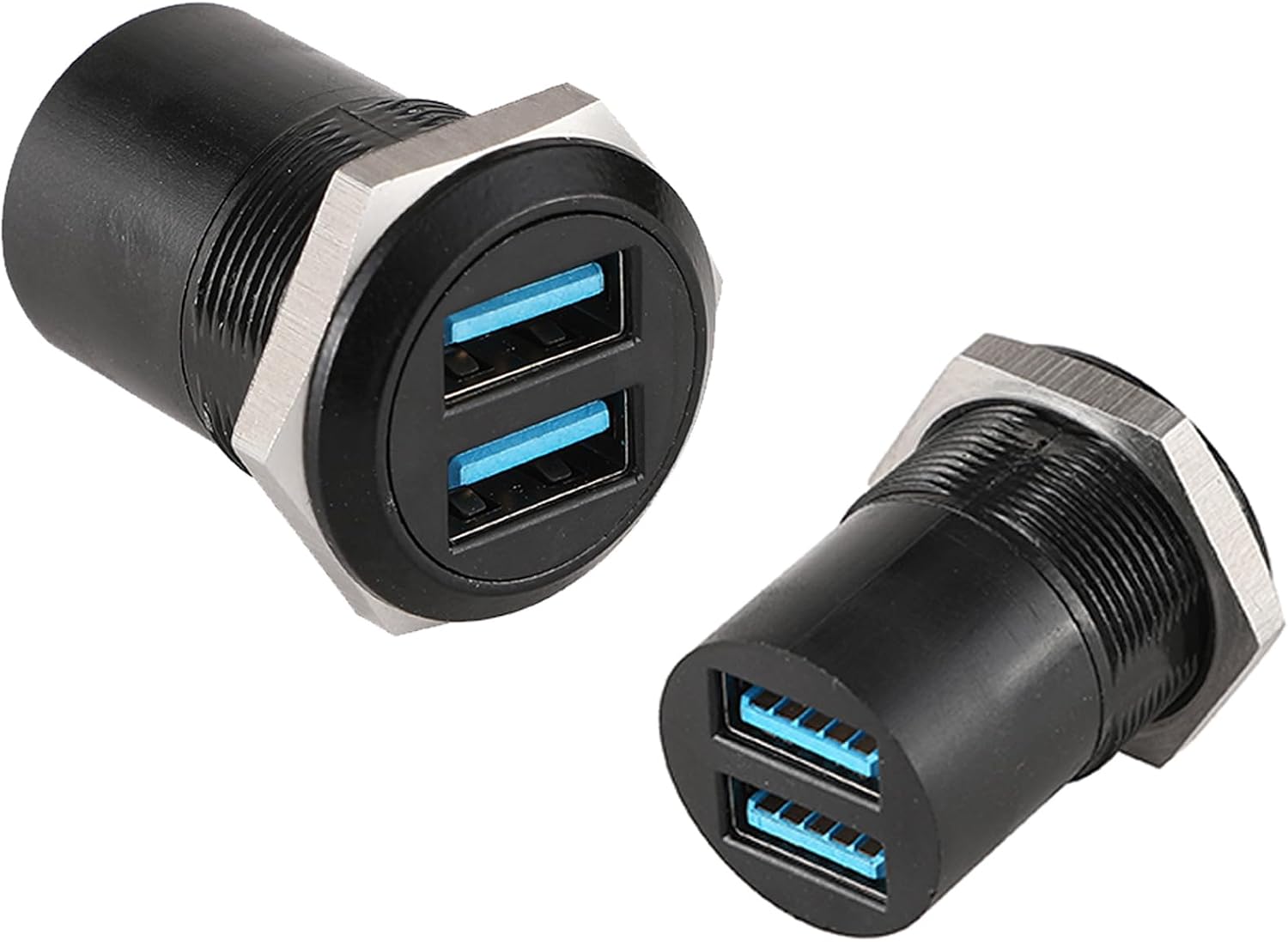 Penglin USB 3.0 panel mount connector front view