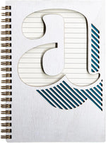 COLLECTIVE HOME - Monogram Notebook, Wood Cover College Ruled Notebook, Daily Planner, 100 Lined Pages Perfect for Writing, Travel Diary and Notebook for Men and Women, Graduation Gifts (T) - Image 9