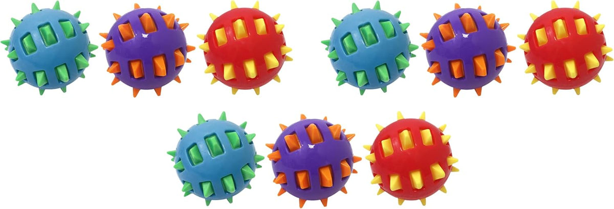 Multipet Spike Ball textured rubber spikes detail