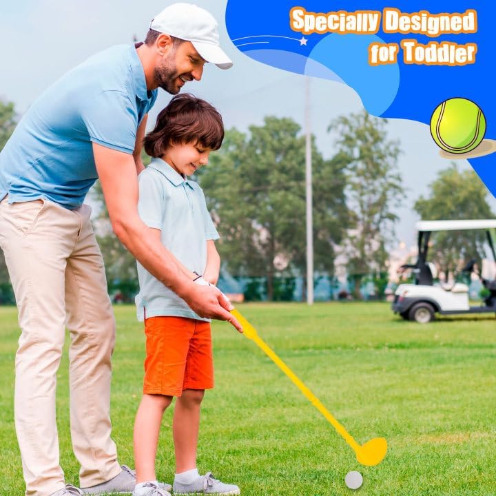 Full 18 piece Spaluck golf toy set with balls and clubs