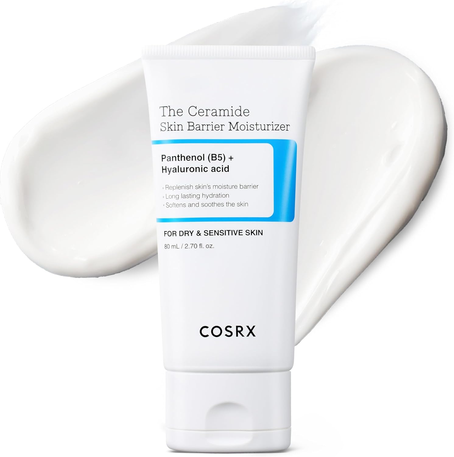COSRX Ceramide Skin Barrier Moisturizer front view of the packaging for barrier repair